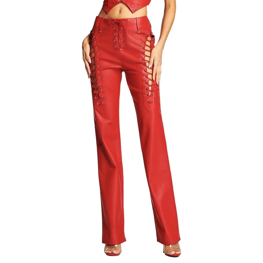 I AM GIA - Xenia pant deep red
